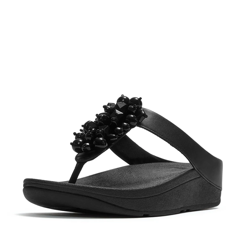 Fitflop FINO BEAD-CLUSTER TOE-POST SANDALS