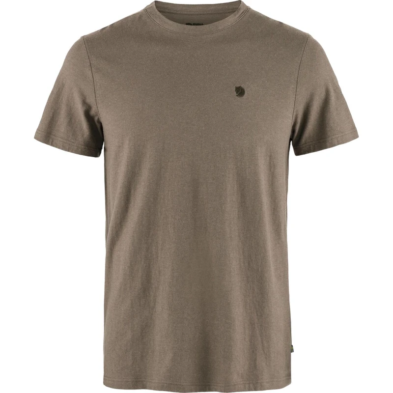 FJALLRAVEN Hemp Blend T-Shirt M Suede Brown