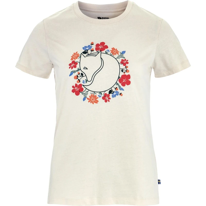 FJALLRAVEN Fjällblomster Fox T-Shirt W Chalk White