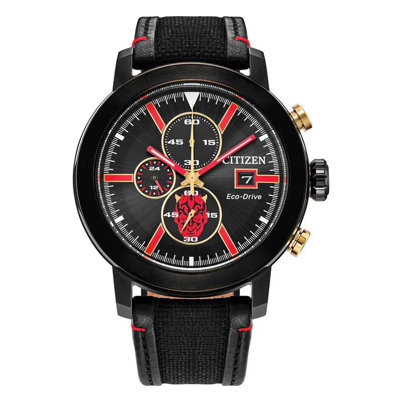 Citizen Wrist Watch Gents Eco-Drive Star Wars Darth Maul