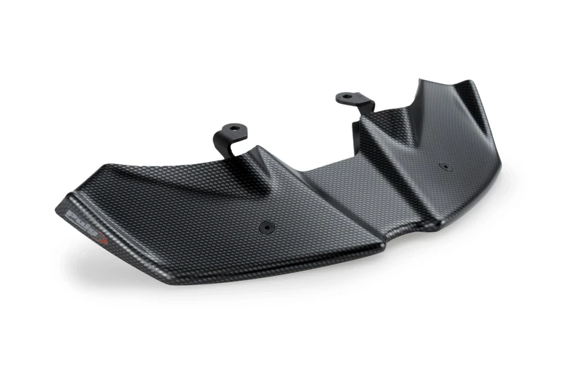 Puig 21594C Front Downforce Naked Winglets designed to enhance aerodynamics, sporty style, and the stability of your motorcycle without requiring structural modifications, Carbon Look
