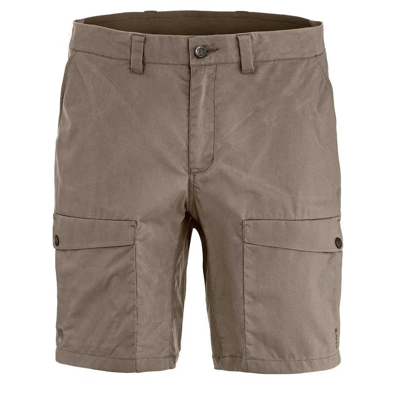 FJALLRAVEN Abisko Hybrid Trail Shorts M Suede Brown