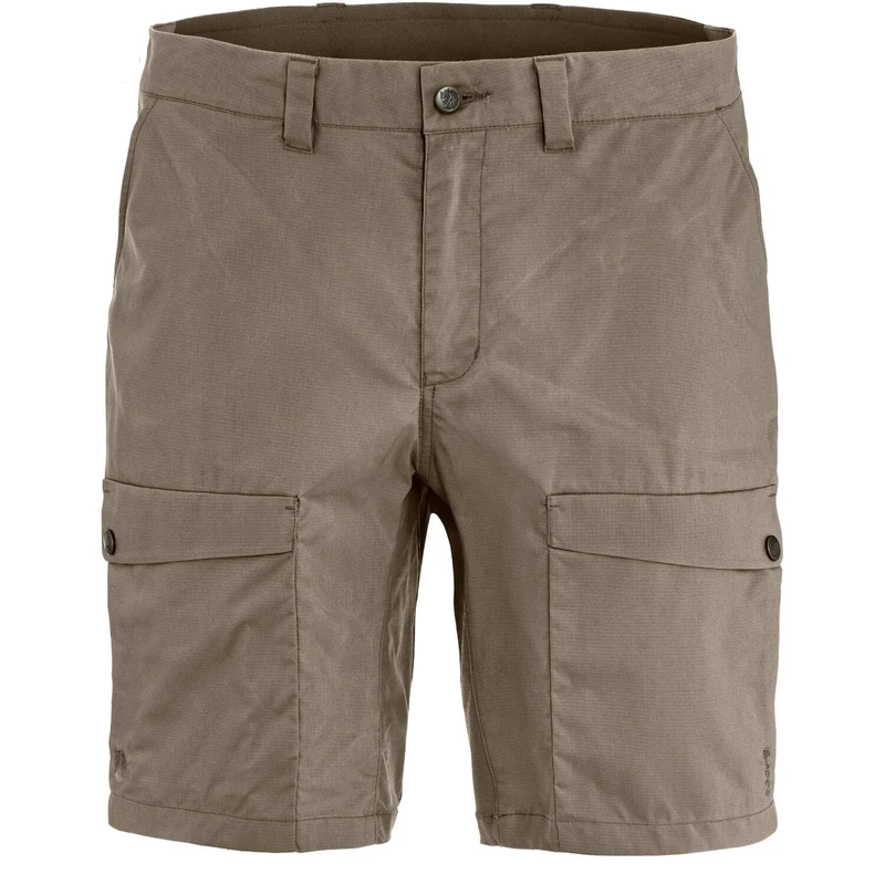 FJALLRAVEN Abisko Hybrid Trail Shorts M Suede Brown