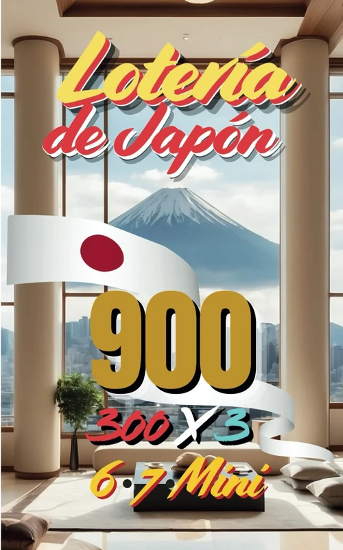 Lotería de Japón: 6/7/Mini – 900 Combinaciones Ganadoras (Números Maestros Japón)