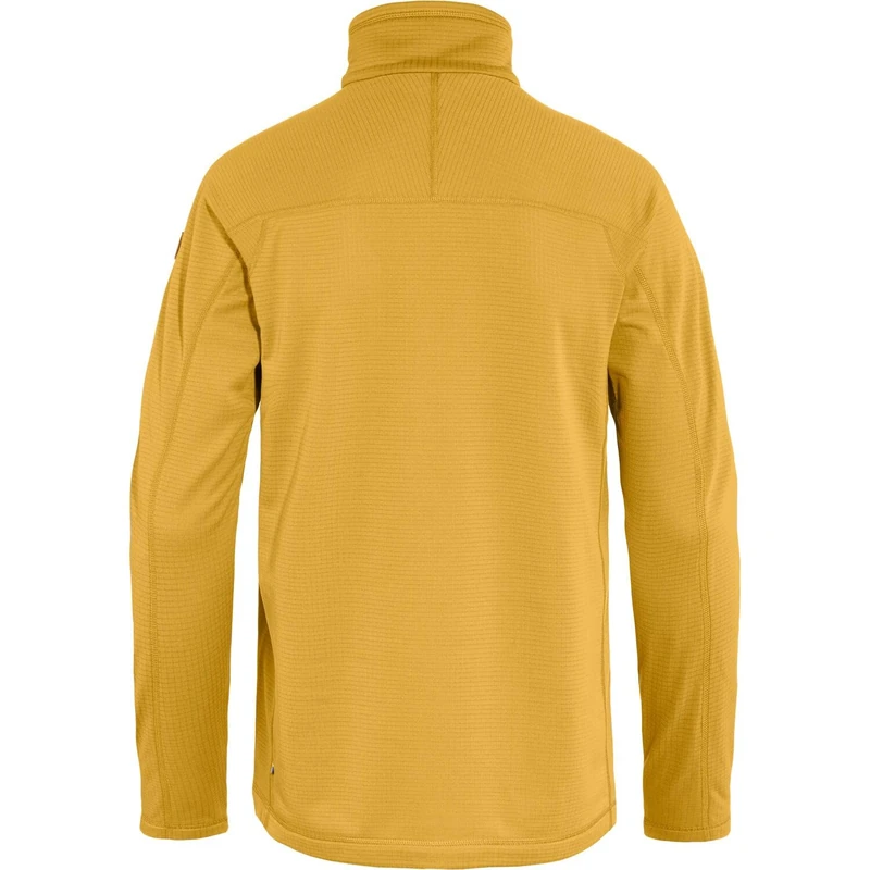 FJALLRAVEN Abisko Lite Fleece Half Zip M Ochre