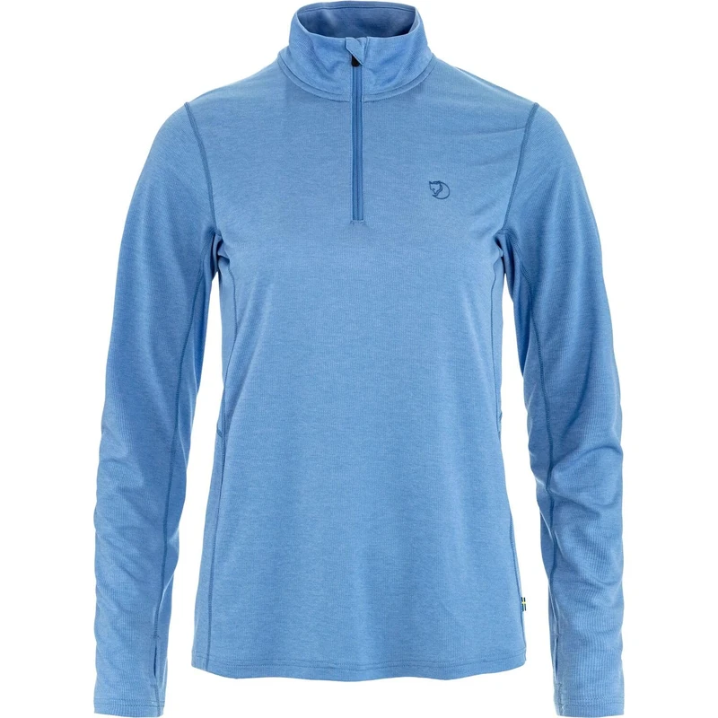 FJALLRAVEN Abisko Day Hike Half Zip W Ultramarine