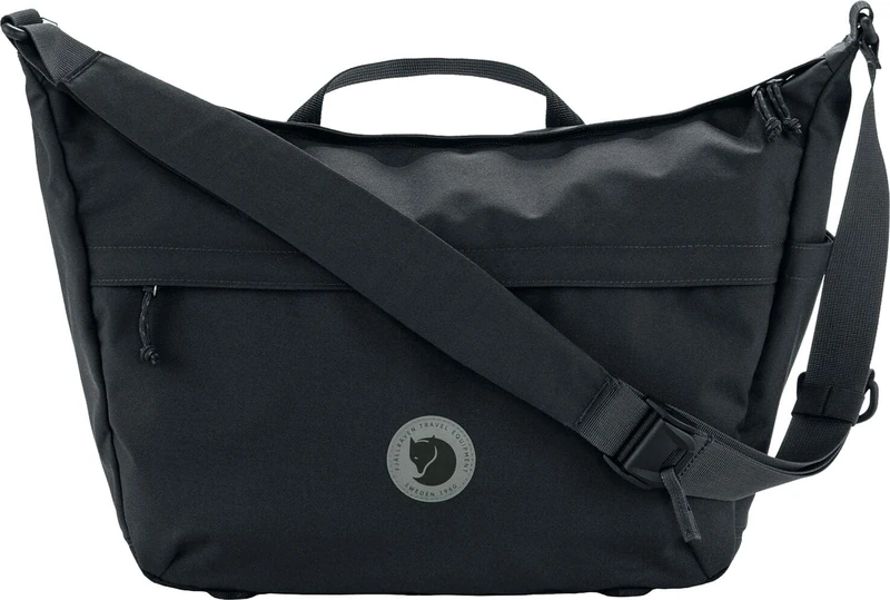 Fjällräven shoulder bag cross body bag with laptop compartment Färden Crossbody Coal Black dark grey