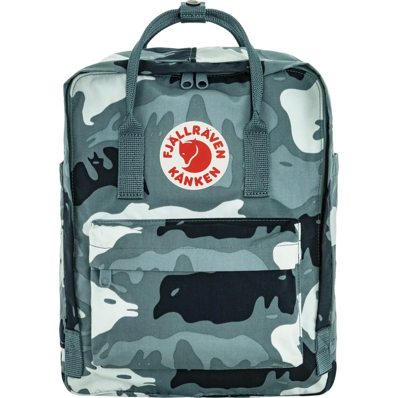 Fjällräven backpack leisure backpack Kånken Graphics 16L Nimbus Blue - Hidden Animals blue-grey