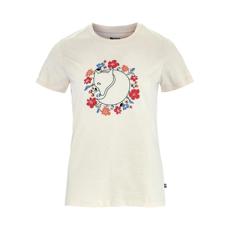 FJALLRAVEN Fjällblomster Fox T-Shirt W Chalk White