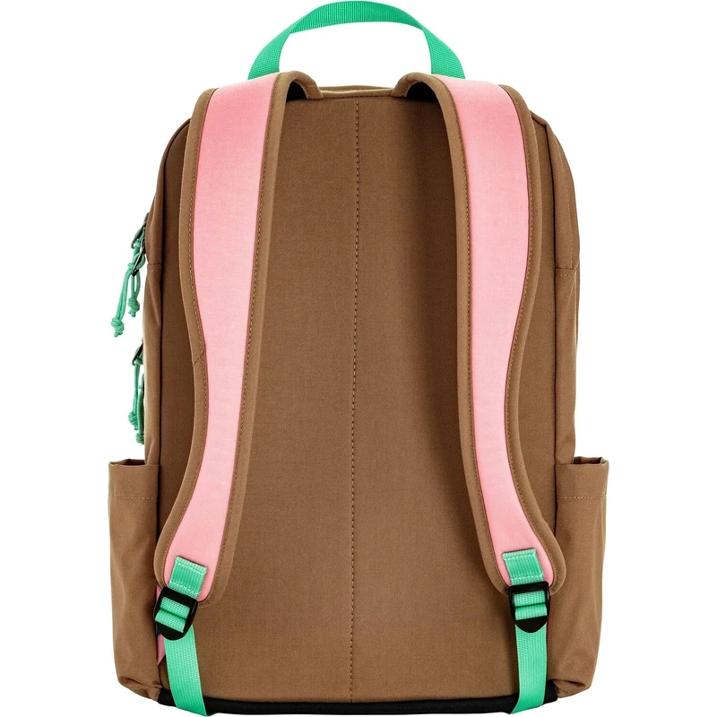 Fjällräven leisure backpack laptop backpack with laptop compartment Vardag 17 Backpack Poppy Pink - Khaki Dust rose