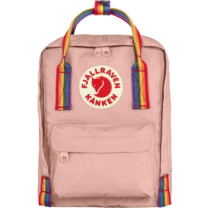 Fjällräven backpack leisure backpack Kånken Kånken Mini 7L Chalk Rose - Rainbow old pink