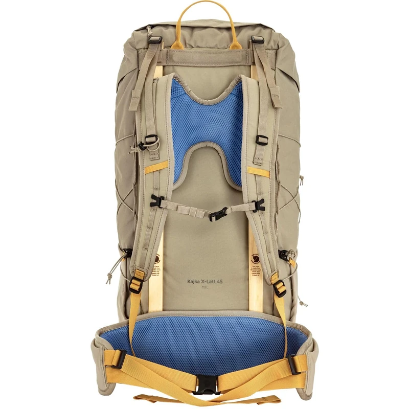 Fjällräven backpack hiking backpack Kajka X-Lätt 45 FOSSIL beige