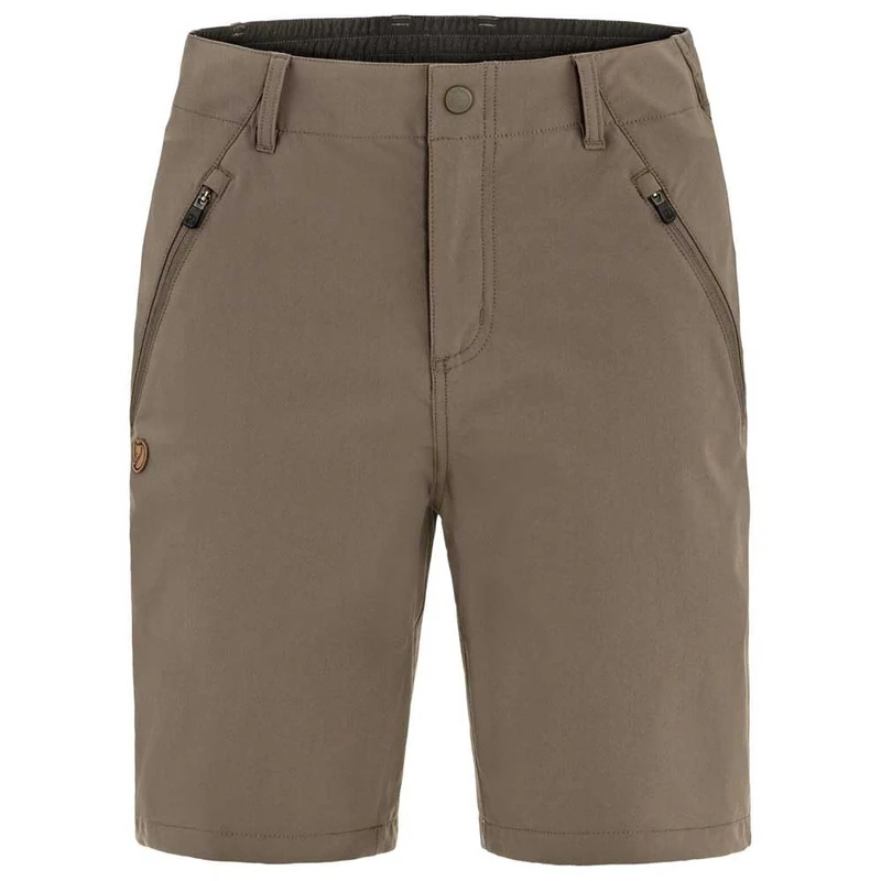 FJALLRAVEN Abisko Trail Stretch Shorts W Suede Brown - Image 1