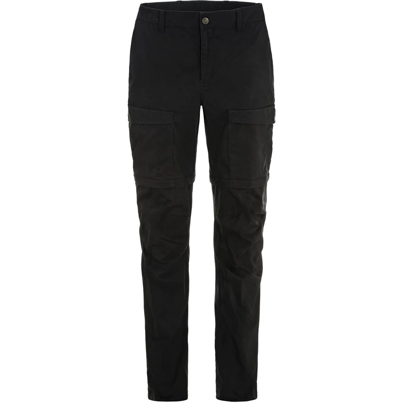 FJALLRAVEN Abisko Hybrid Trail TRS Zip-Off W Black