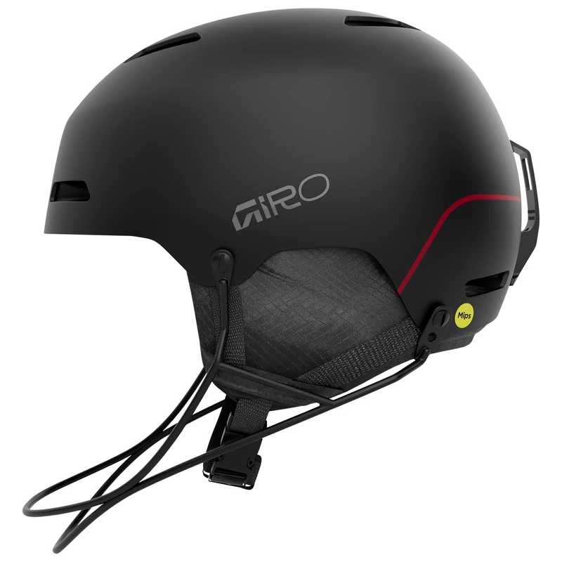 Giro Ledge SL Mips Helmet With Removable Chin Guard For Slalom, Park & Mountain Biking, Protection Against Impacts, Matte Black, Size: S