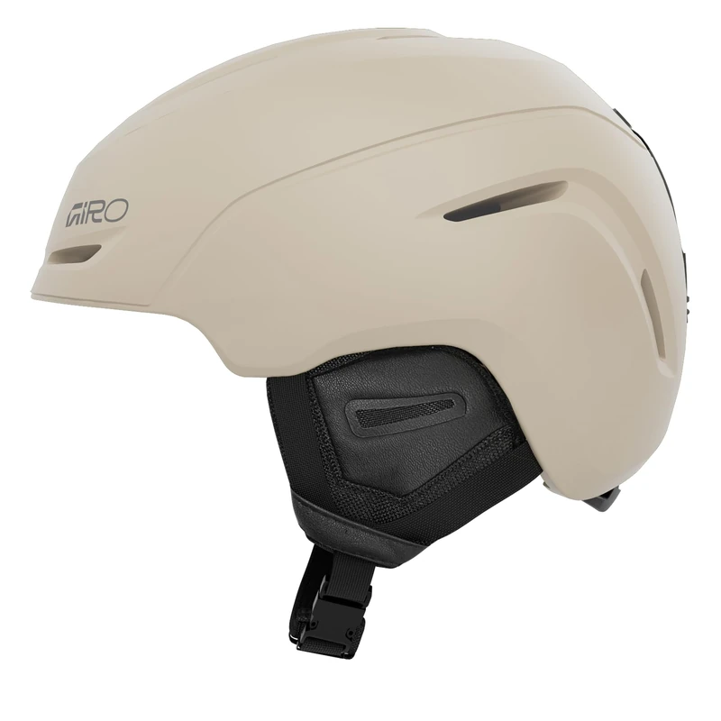 Giro Neo Helmet - Lightweight In-Mold Construction, Adjustable Fit System, Thermostat Control Venting, Fog-Free Stack Vent, All-Ability Riders Protection, Color: Stone, Size: M