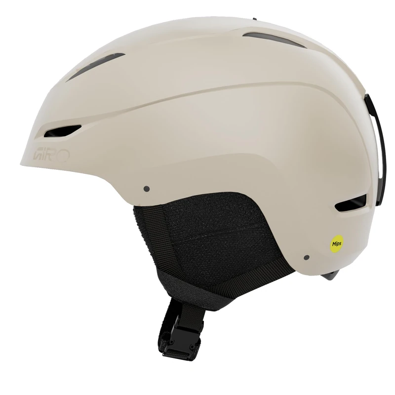 Giro Ceva Mips Helmet With Adjustable Fit System, Thermostat Control Venting, Audio Compatible, Mips Protection For Skiing & Snowboarding, Color: Stone Pearl, Size: M