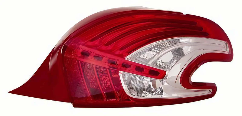 PROPOSTEONLINE Headlight Assembly Made for Peugeot 208 from 2012 to 2014 Rear Right LED 9672628380 - Image 1