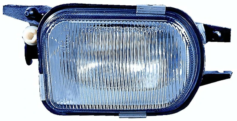 PROPOSTEONLINE Fog Light Made for Mercedes C-Class W203 from 2000 to 2002 Passenger Side H3 with Striped Glass A2158200656