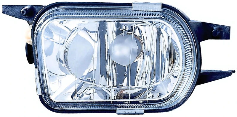 PROPOSTEONLINE Fog Light Made for Mercedes C-Class W203 from 2003 to 2004 Driver Side H3 with Smooth Glass A2038201156