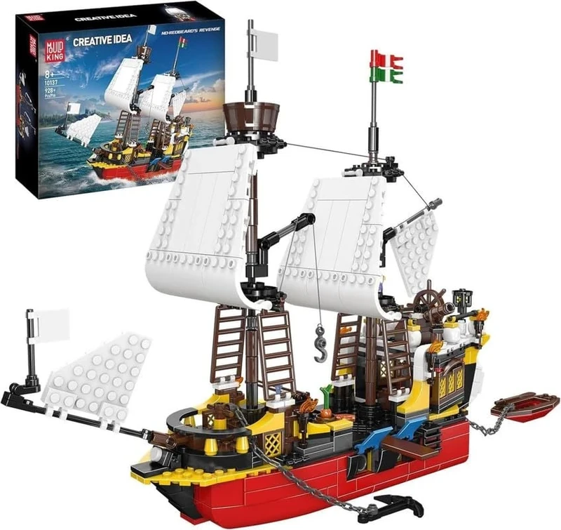 Mould King Redbeards Revenge Pirate Ship 10137
