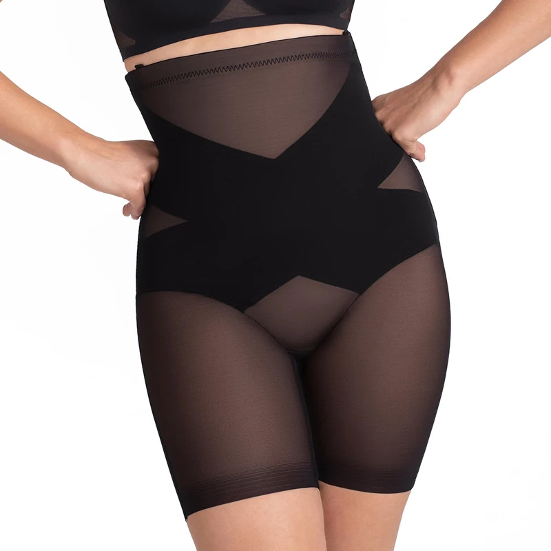 HONEYLOVE Shapewear for Women - SuperPower Shorts High Compression - Tummy Control Underwear, Runway, XL - Image 1