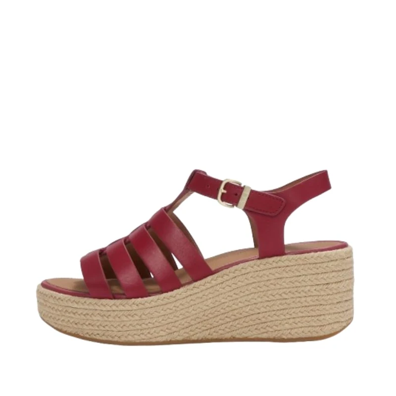 Fitflop PLATFFORMS ESPADR. LEATHER FISHERMAN WEDGE SANDALS