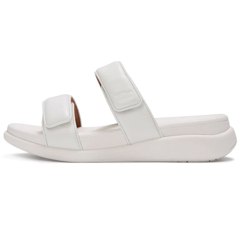 Fitflop F-MODE GO ADJUSTABLE FLATFORM TWO-BAR SLIDES