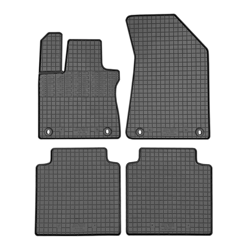 CIKCar Set of rubber mats compatible with MG (E) HS II 2024 onwards incl. PHEV (4 pieces + mounting system)