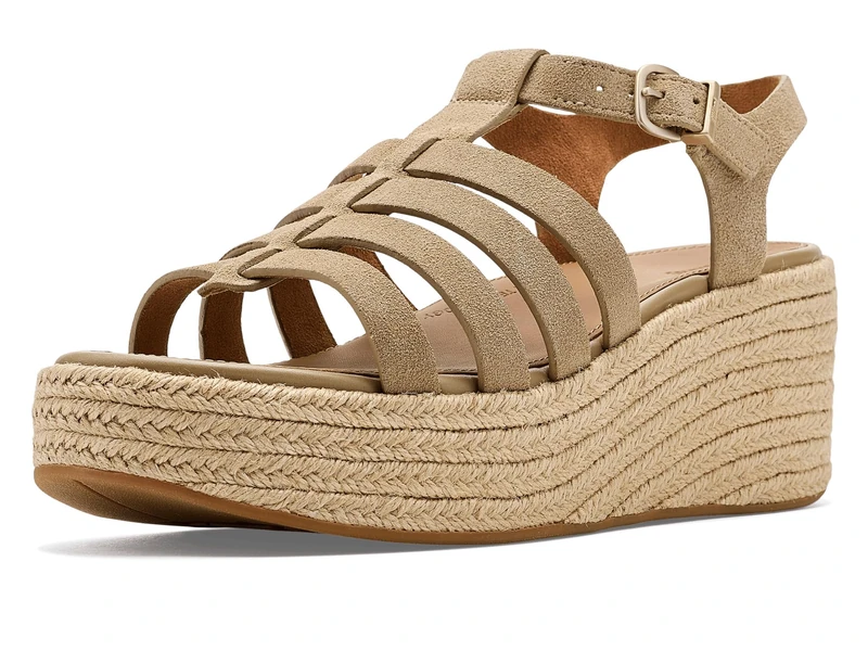 Fitflop PLATFFORMS ESPADR. SUEDE FISHERMAN WEDGE SANDALS - Image 1