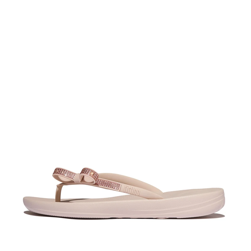 iQUSHION GLITZ-BOW FLIP-FLOPS