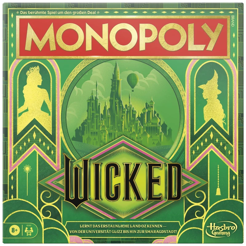 Monopoly Wicked Edition Board Game - German Version
