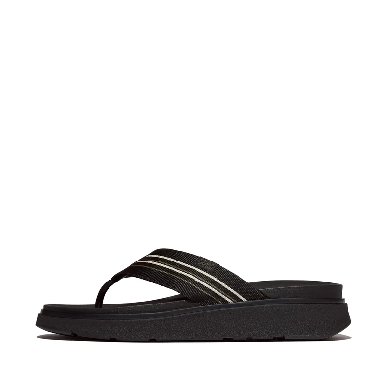 GEN-FF MENS STRIPY-WEBBING FLIP-FLOPS