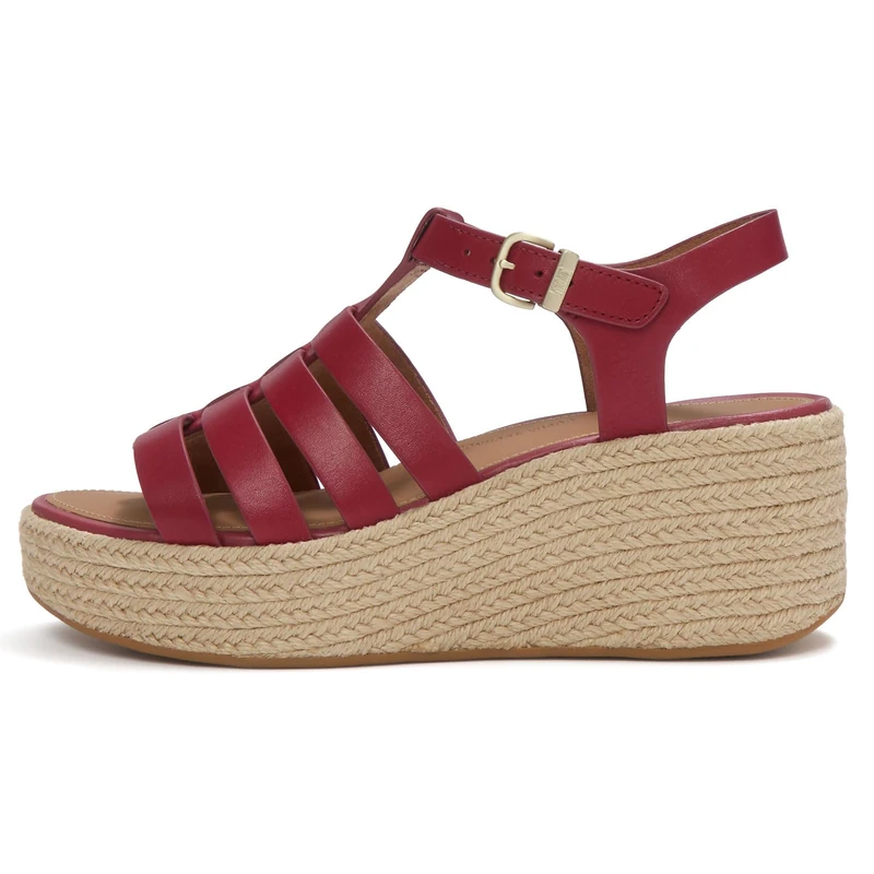 Fitflop PLATFFORMS ESPADR. LEATHER FISHERMAN WEDGE SANDALS