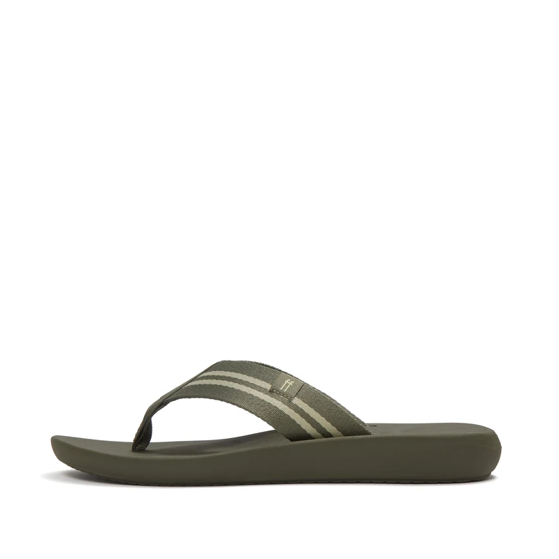 Fitflop iQUSHION MENS TWO-STRIPE WEBBING FLIP-FLOPS