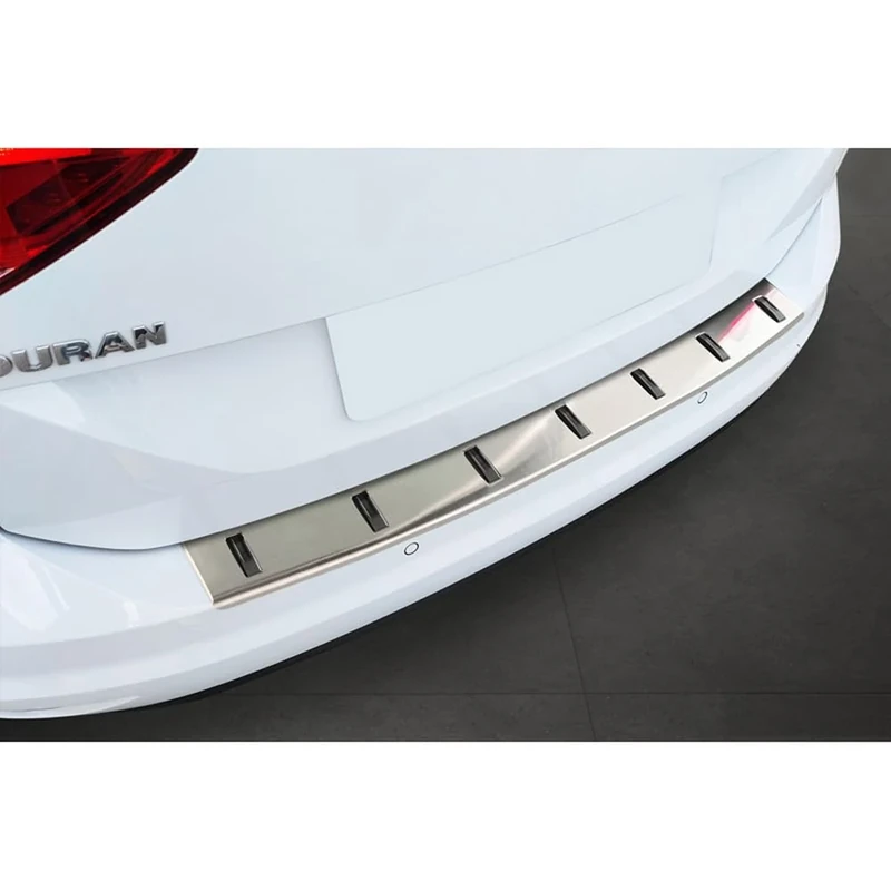 Avisa Stainless Steel Rear bumper protector compatible with Volkswagen Touran III 2015- incl. R-Line 'STRONG EDITION'