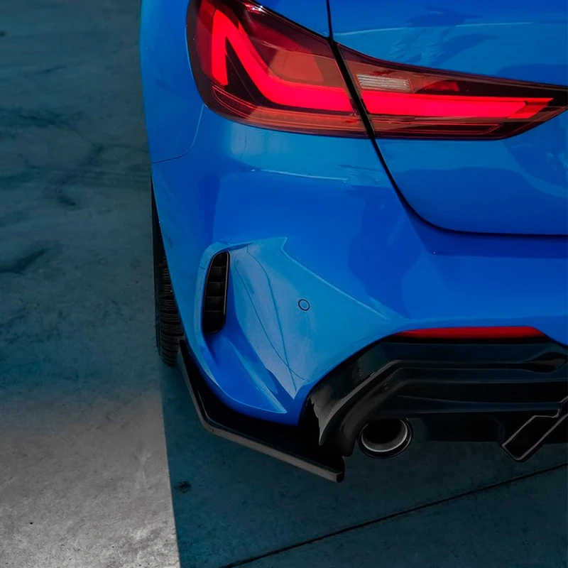 Oneway Rear Side Diffusors compatible with BMW 1-Series F40 M-Pack/M135i 2019- - Gloss black