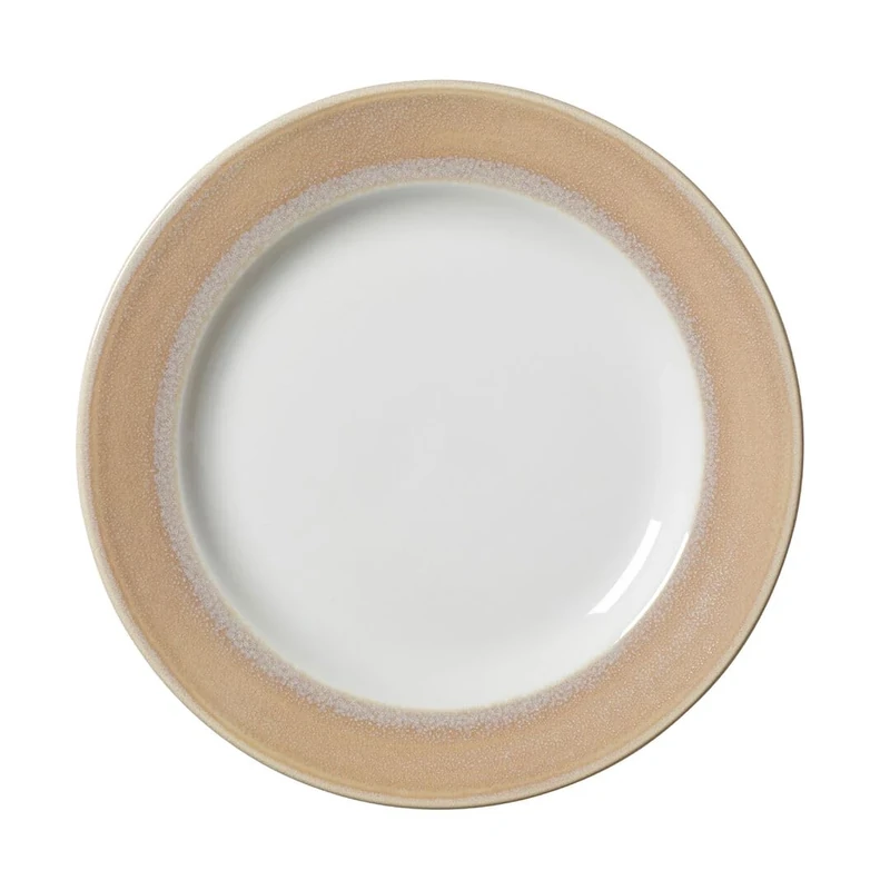 Steelite Revolution Edge Sandstone Harmony Plate 10inch / 25.5cm, Pack of 12