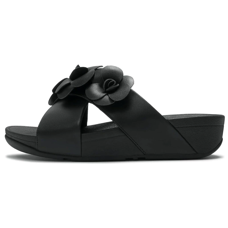 Fitflop LULU FLOWER CROSS SLIDES
