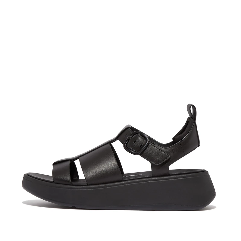 Fitflop F-MODE LEATHER FLATFORM FISHERMAN SANDALS
