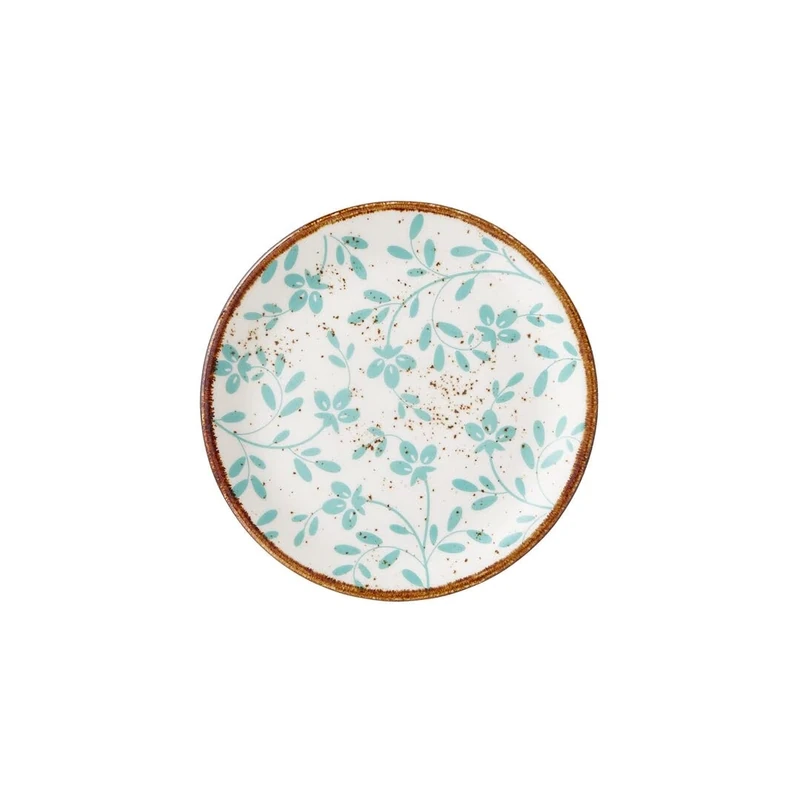 Steelite Impressions Flora Aqua Coupe Plate 6inch / 15.3cm, Pack of 12
