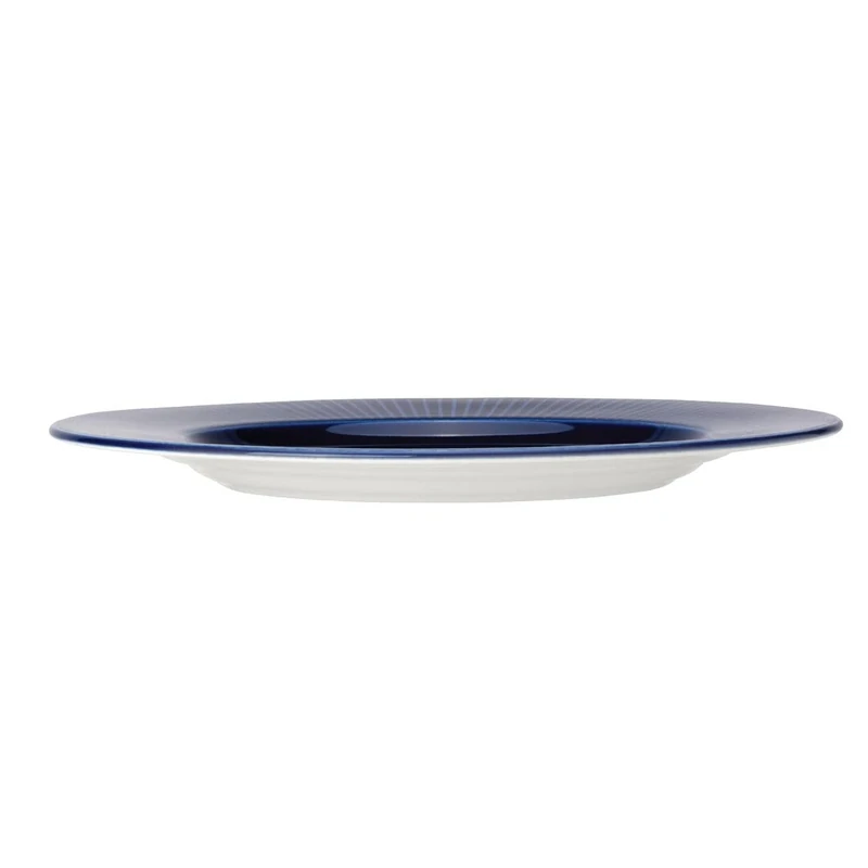Steelite Willow Azure Large Well Gourmet Plate 11.25inch / 28.5cm, Case of 6