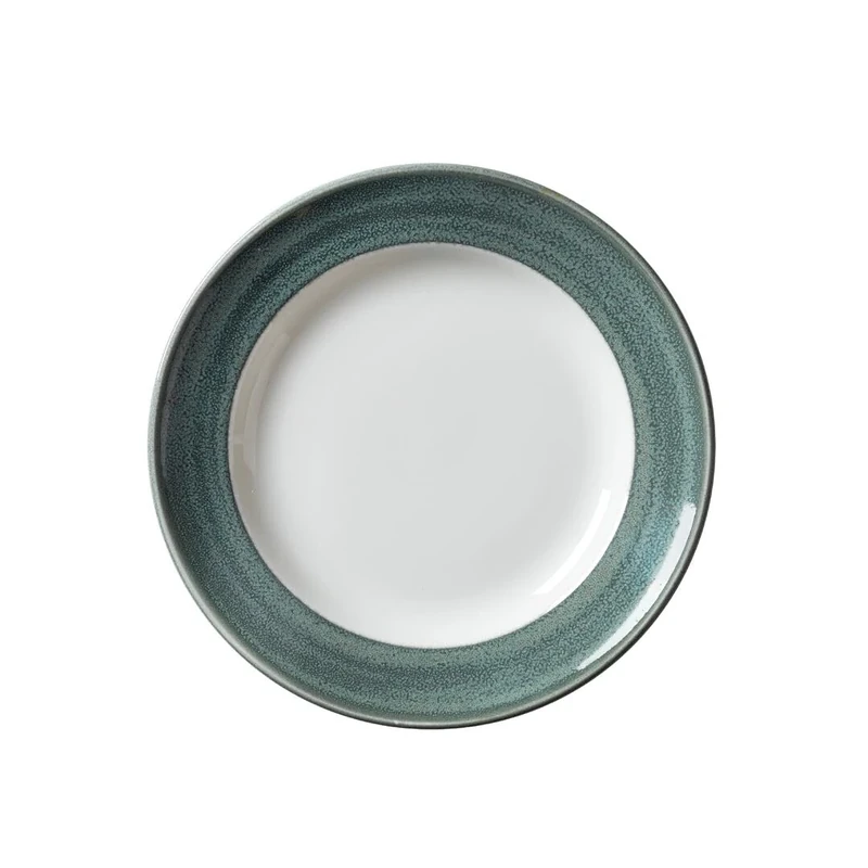 Steelite Revolution Edge Jade Harmony Plate 8inch / 20.25cm, Pack of 12