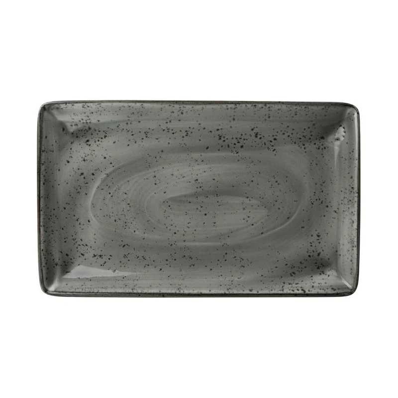 Steelite Urban Smoke Rectangle One Plate 27 x 16.75cm, Case of 6