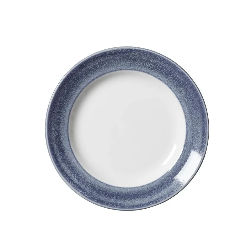 Steelite Revolution Edge Bluestone Harmony Plate 8inch / 20.25cm, Pack of 12