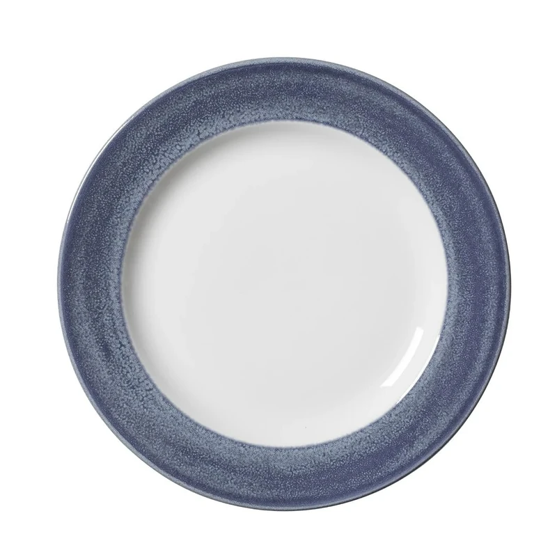 Steelite Revolution Edge Bluestone Harmony Plate 10inch / 25.5cm, Pack of 12