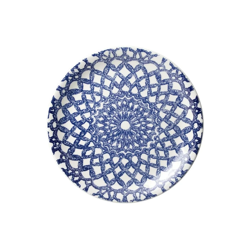 Steelite Ink Nomad Blue Coupe Plate 8inch / 20.25cm, Pack of 12