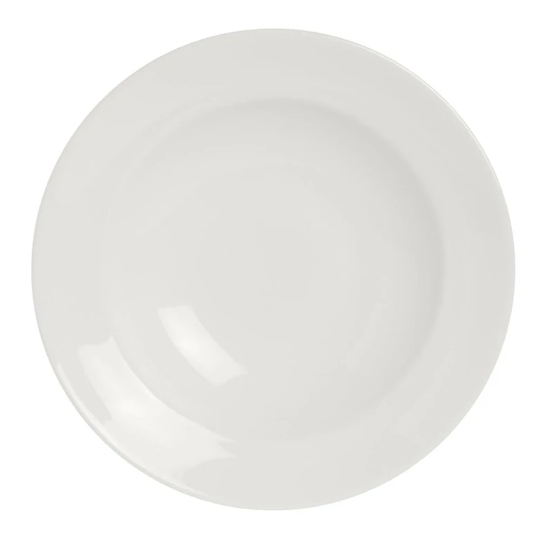 Steelite Monaco White Soup Plate Vogue 24cm 9.5inch 420ml 14.8oz, Case of 24