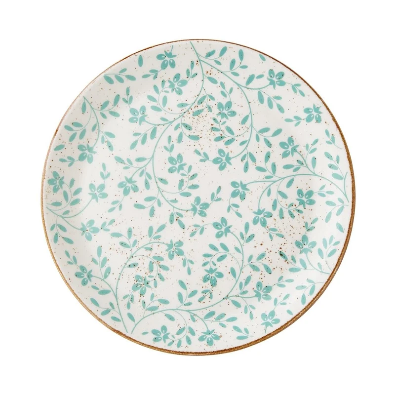 Steelite Impressions Flora Aqua Coupe Plate 11inch / 28cm, Pack of 12
