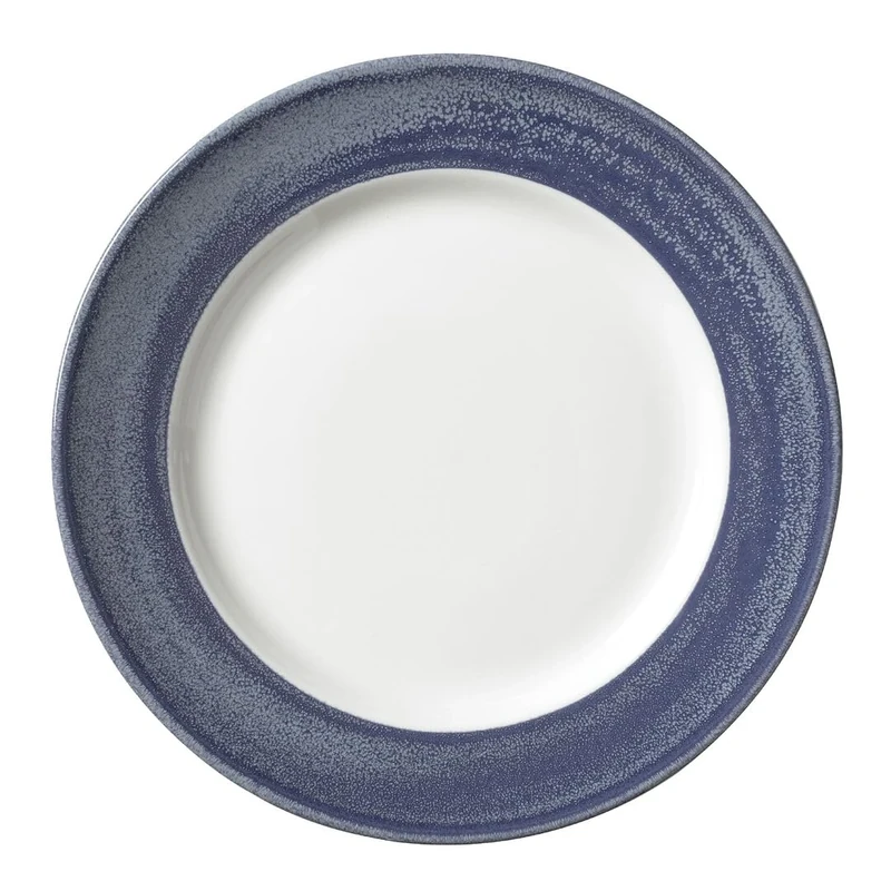Steelite Revolution Edge Bluestone Harmony Plate 10.6inch / 27cm, Pack of 12